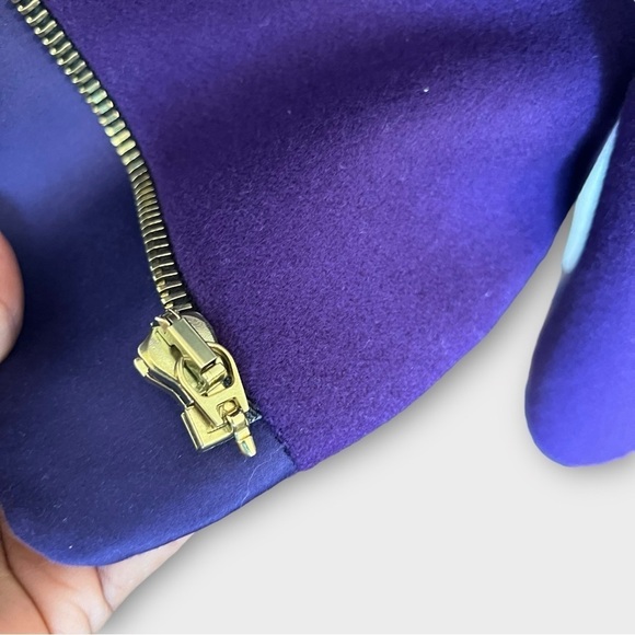 Balenciaga Schoolboy Blazer Purple Velvet Trim – F/W 2007 – Sz 38 Made in Italy - Picture 7 of 16